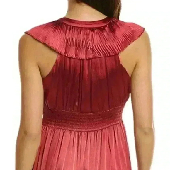 Taylor Crinkled Satin Midi Dress - Picture 4 of 10